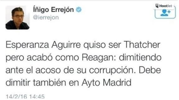 Errejón confunde a Reagan con Nixon y le llueven las críticas