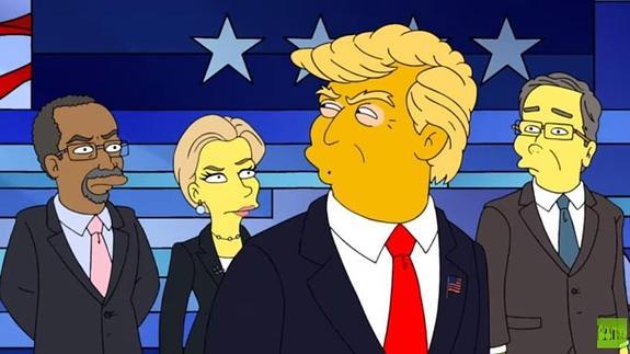 Los Simpson se mofan de la campaña electoral de EE.UU. Ideal