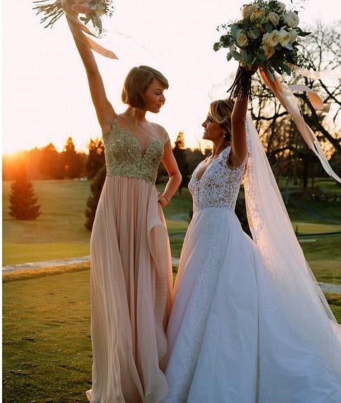 Las emotivas palabras de Taylor Swift en la boda de su mejor amiga
