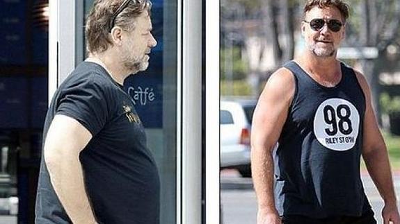 Russell Crowe pierde los 23 kilos que ganó para su última película