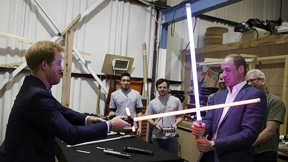 La lucha de los príncipes de las galaxias