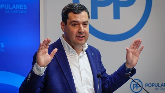Juanma Moreno abrirá mañana la campaña en Granada