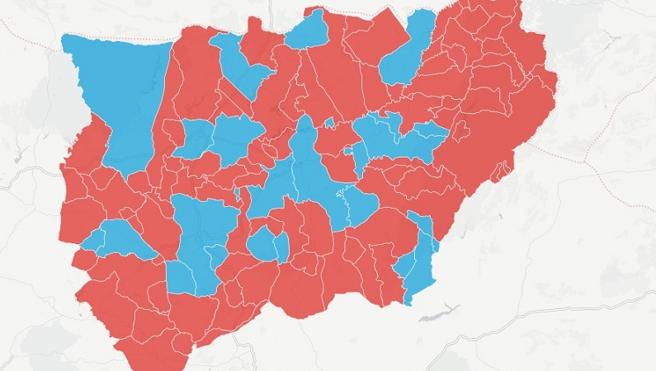 Así ha votado la provincia de Jaén