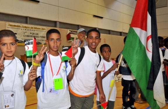 15 niños saharauis pasarán el verano en Linares con el programa 'Vacaciones en Paz'