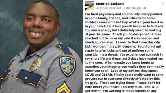 El emotivo mensaje de despedida de uno de los policías asesinados en EE.UU