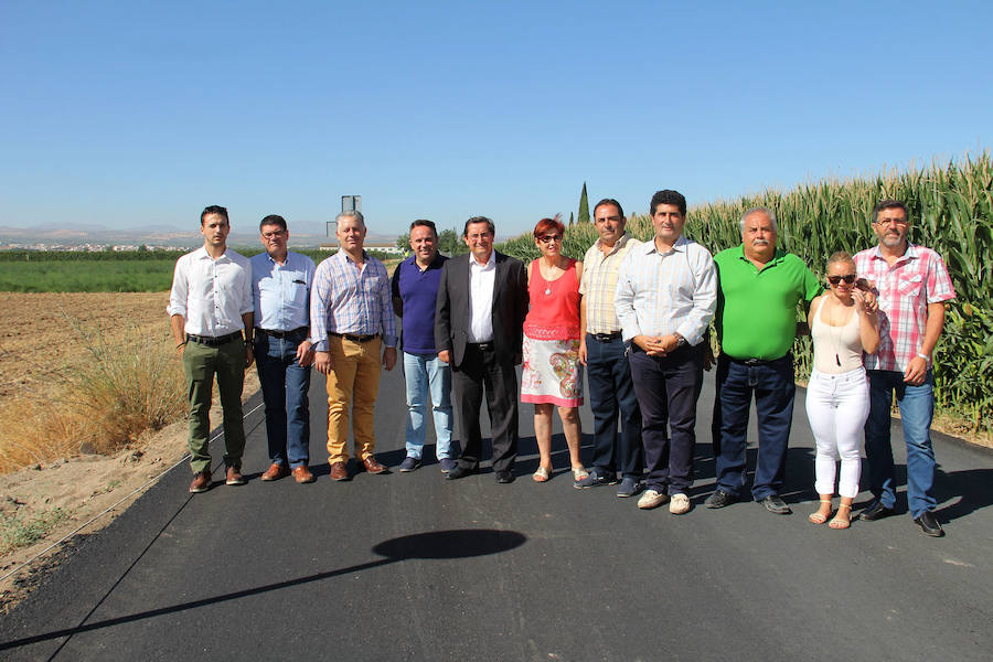 Diputación invierte más de 120.000 euros en el reasfaltado del camino de Pinos Puente a la A-92