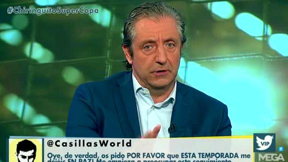 La bronca en directo de Casillas y Pedrerol