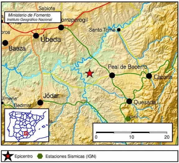 Vuelve la actividad sísmica al sureste de la provincia con 37 temblores en un solo día
