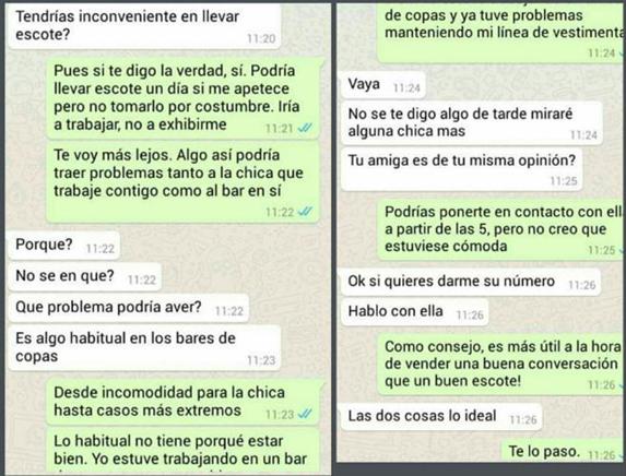 Escándalo por el bar que busca camareras "con escote, muy jóvenes y muy majas"