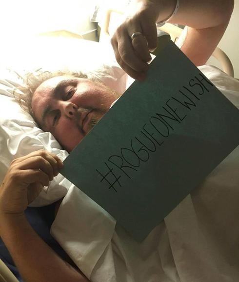 Un fan de 'Star Wars' con cáncer terminal cumple su sueño antes de morir