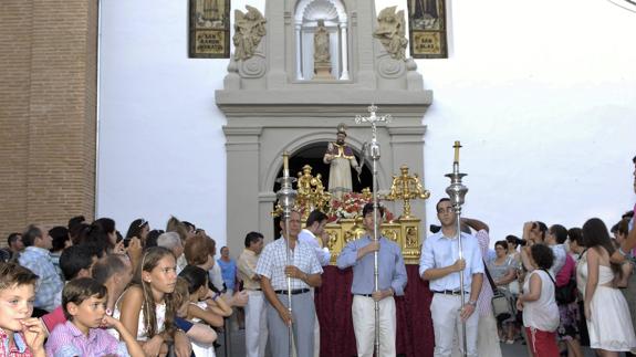 Esta tarde será procesionada en la localidad de Dúrcal la imagen de San Ramón Nonato