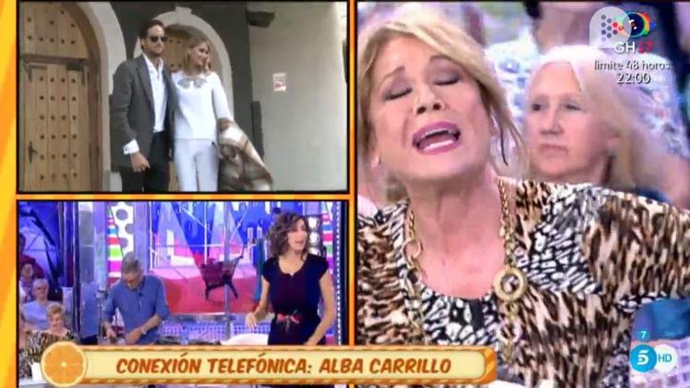 Tremenda bronca a gritos entre Mila Ximénez y Alba Carrillo