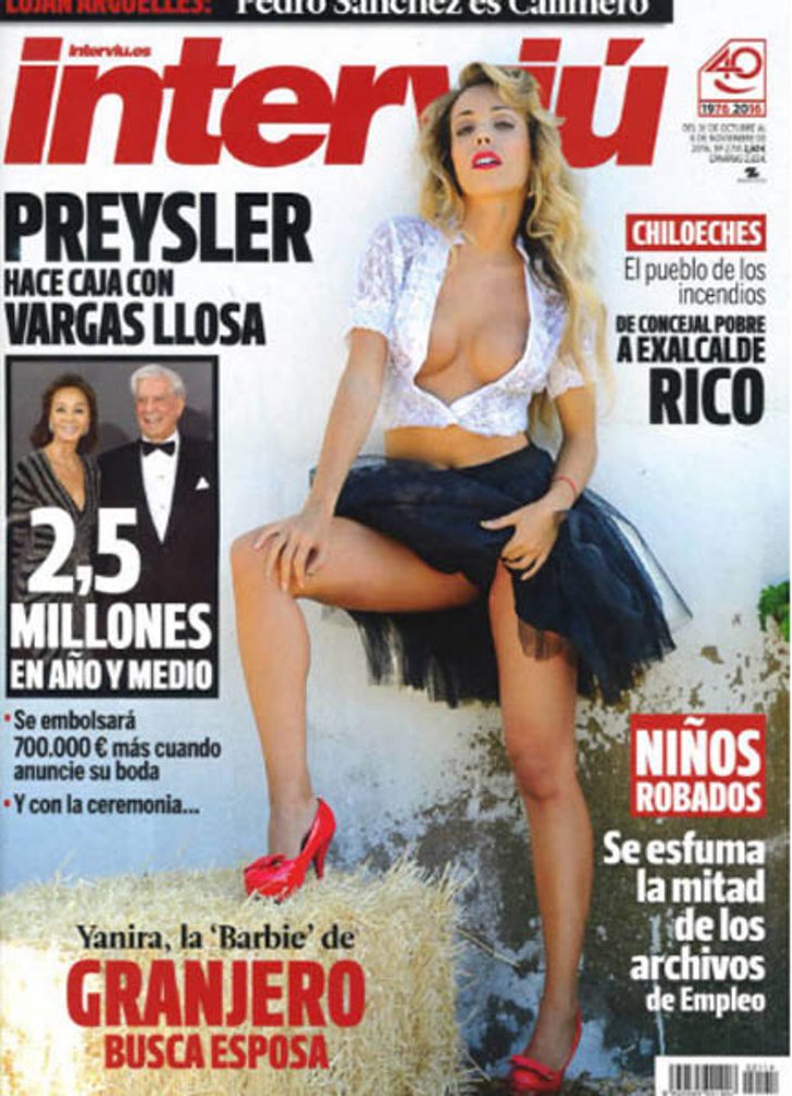 Interviú desnuda a Yanira, de 'Granjero busca esposa'