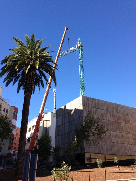 Retiran las grúas del Museo Íbero, próximo a su terminación