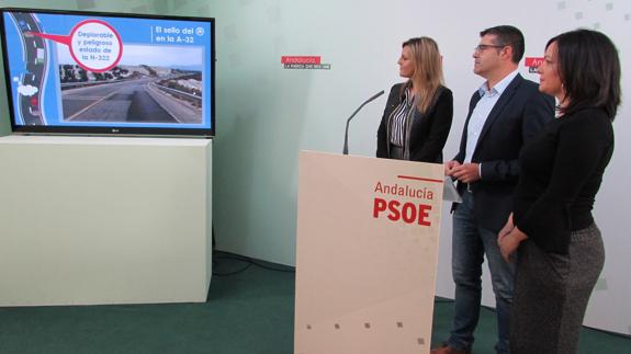 El PSOE denuncia el estado "tercermundista" de la N-322