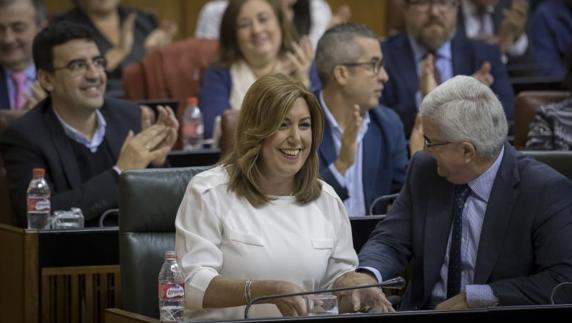 Susana Díaz no descarta dar el paso para liderar el PSOE