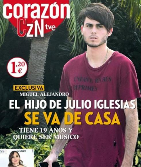 El hijo de Julio Iglesias que le "quita el sueño"