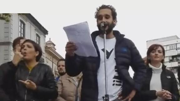 En vídeo | Manifiesto completo de 'Spiriman' "por dos hospitales completos" en Granada