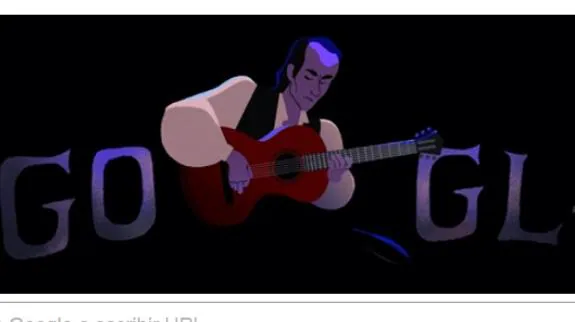 Paco de Lucía 'toca' la guitarra en Google