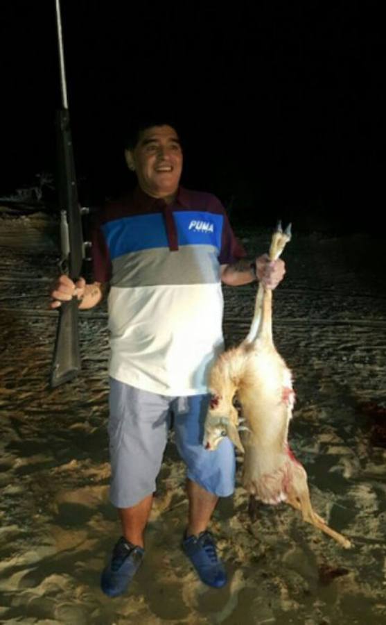 Maradona vuelve a liarla por esta foto