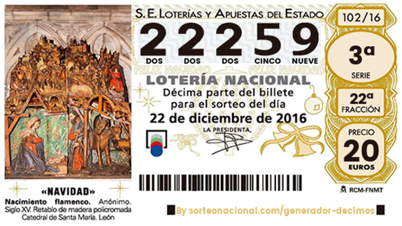 Lotería de Navidad: El 22259 cae en Granada, Benalúa y Almuñécar