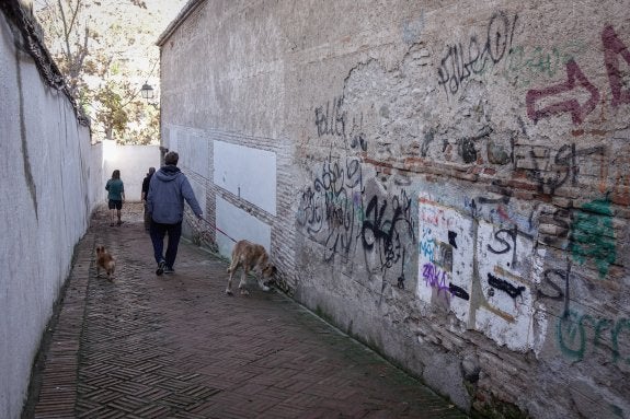 El Albaicín, pintada sobre pintada