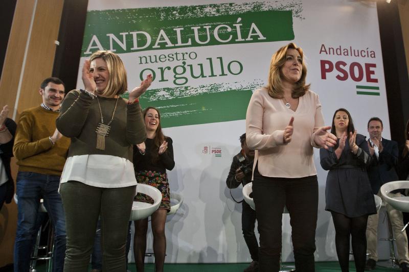 Susana Díaz promete más personal en Urgencias y bajar la lista de espera