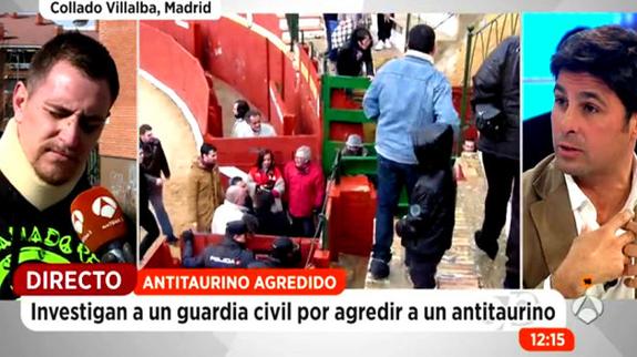 Bronca entre Fran Rivera y un antitaurino en 'Espejo Público'