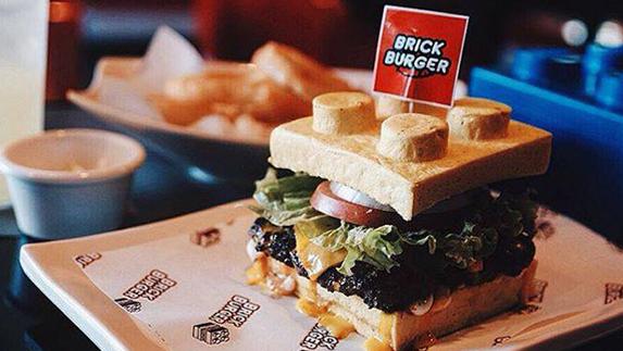 Las hamburguesas Lego que triunfan en internet