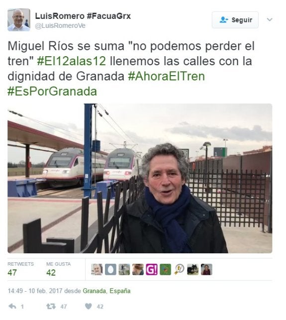 La lucha por el tren sigue en las redes, en la calle y el Parlamento