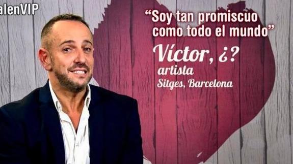 Víctor Sandoval la lía durante su paso en 'First Date'