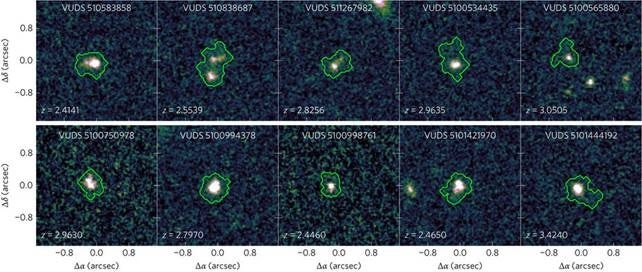 Enorme descubrimiento de astrónomos granadinos: varias galaxias que no paran de crecer