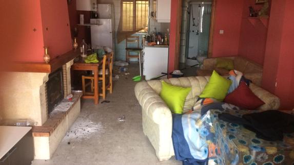 Así quedó la casa rural de Granada destrozada por una fiesta de 23 adolescentes