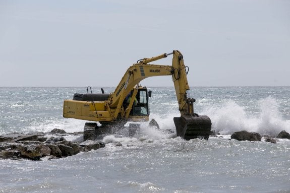 Comienzan las obras para recuperar las playas