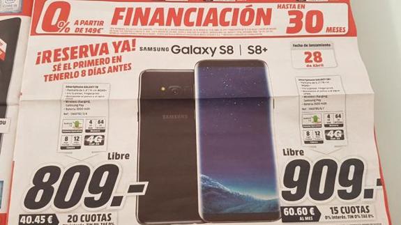 Pique entre Samsung y Media Markt al adelantar el nuevo 'Galaxy S8'
