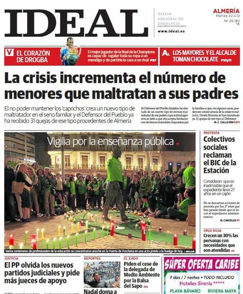 Aumentan los malos tratos a los padres