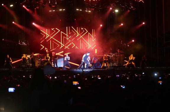 El concierto de Ricky Martin en Granada, supervigilado