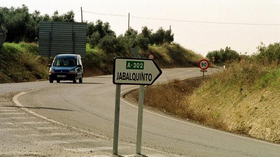 Arreglo de la carretera de acceso a Jabalquinto desde la A-44
