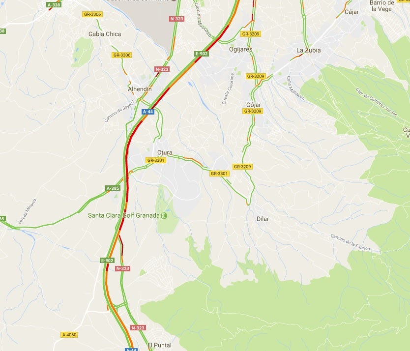 Tráfico denso y varias colisiones en la vuelta a casa desde la costa