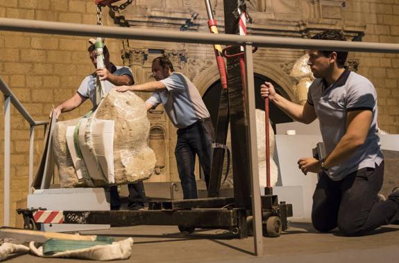 Comienza el traslado al Museo Íbero