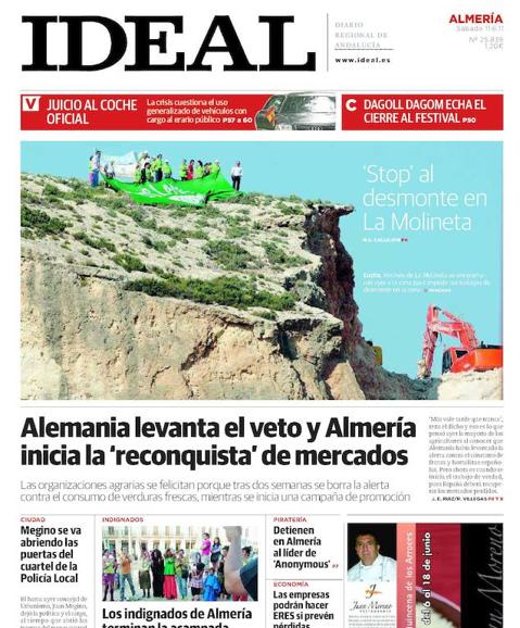 'Stop' al desmonte en La Molineta y adiós a la cueva de Conan