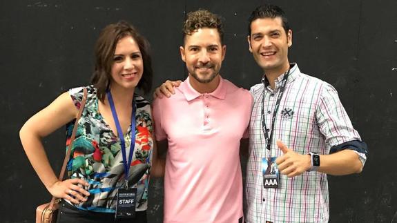 Bisbal, encantado de conocer al almeriense de la NASA