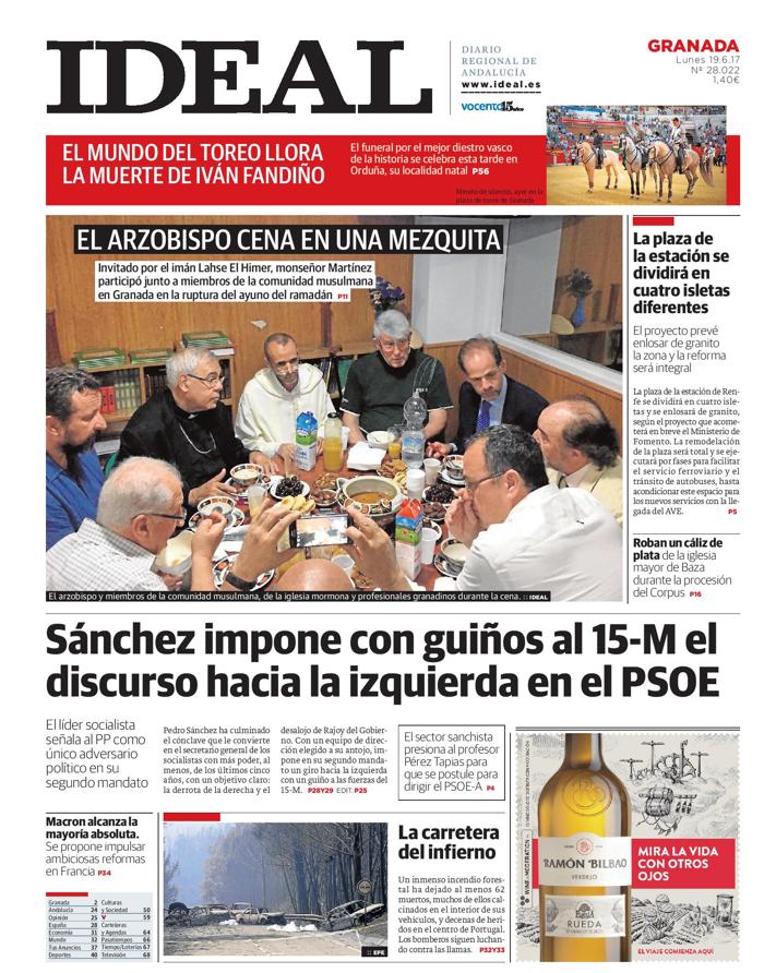 Hoy, 19 de junio, en la edición impresa de IDEAL