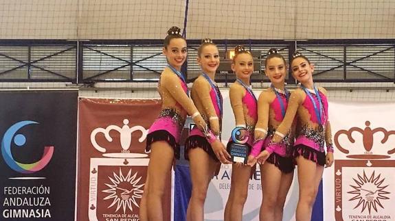 El Club Gimnasia Rítmica El Ejido consigue una plata y un oro en la Final Promesas 2017