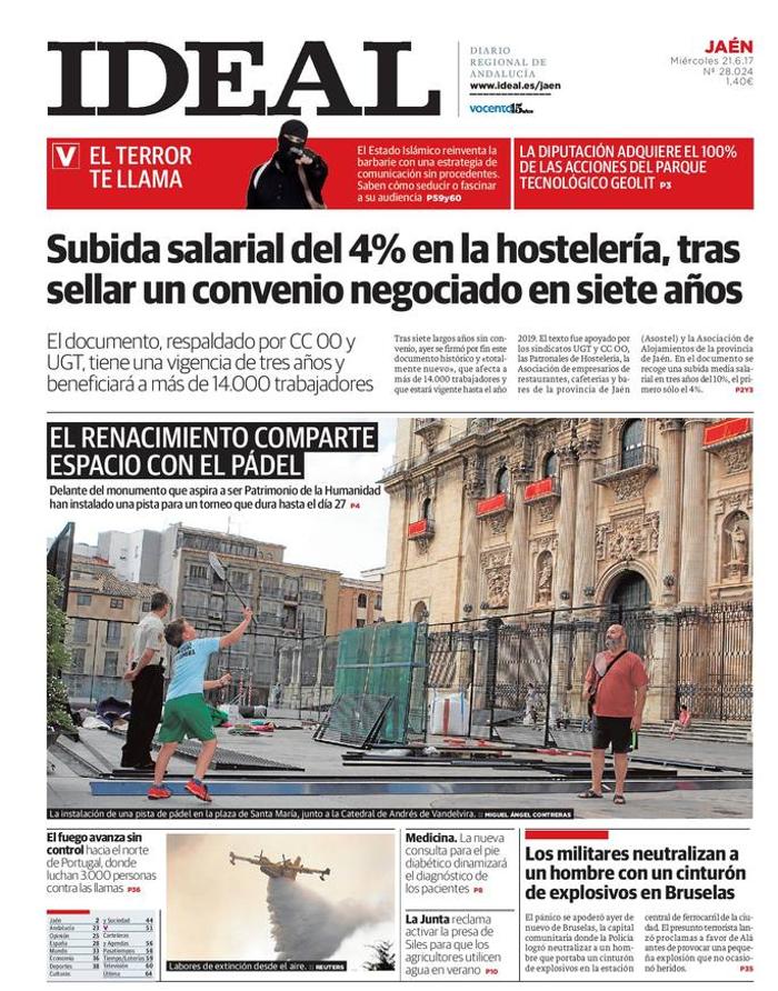 Hoy, 21 de junio, en la edición impresa de IDEAL